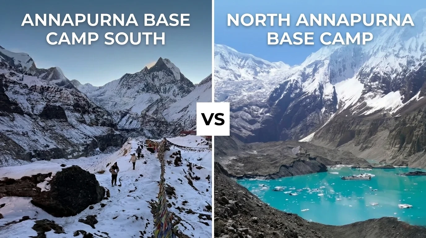 Annapurna Base Camp vs. North Annapurna Base Camp Trek Same Mountain, Completely Different Adventure